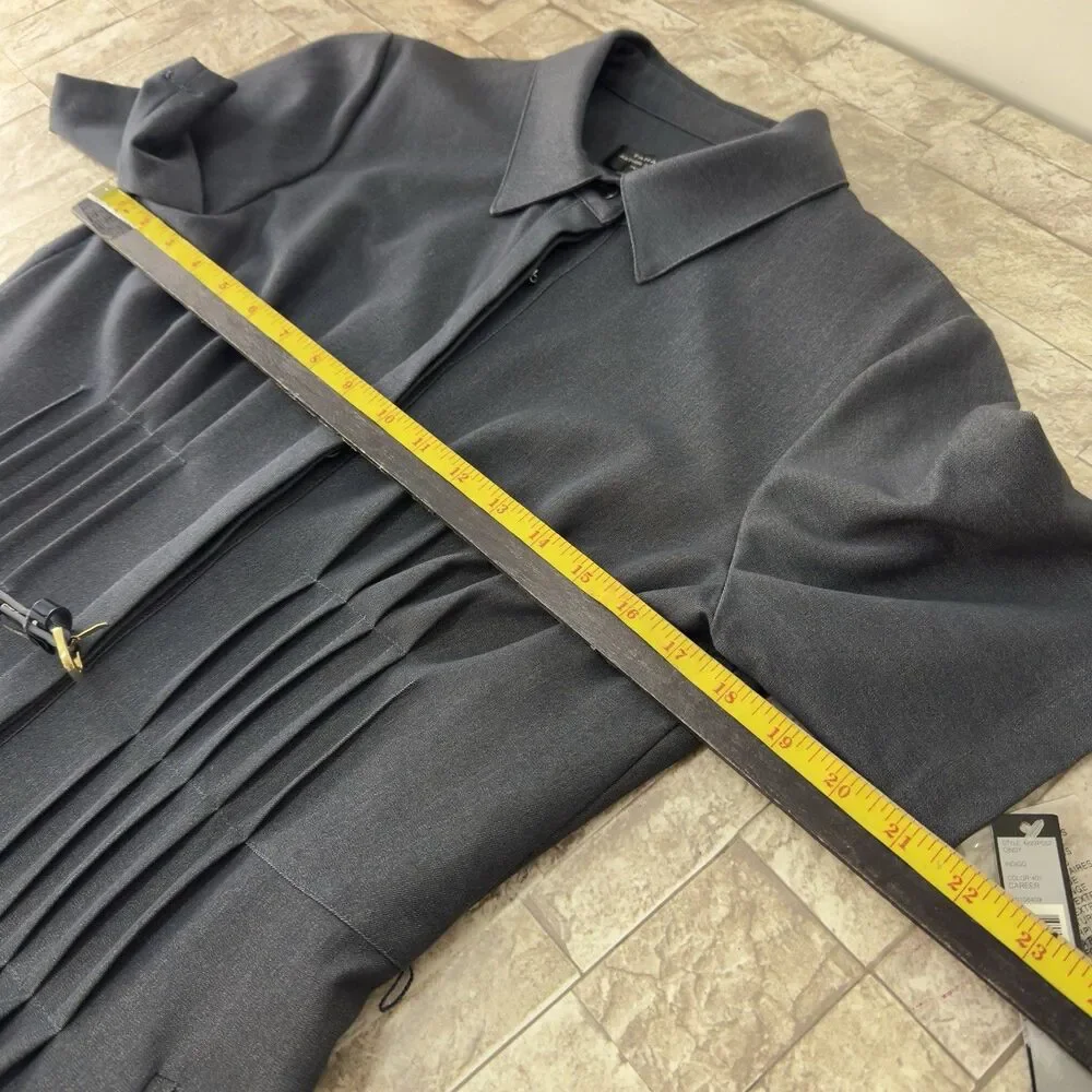 NWT Tahari Arthur S Levine Notch Collar Sheath Dress Size 10 Petite - Picture 11 of 17